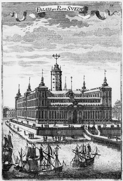 Royal Palace of Stockholm (illustration from Description de l