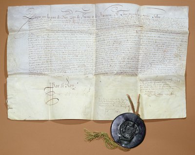 Royal decree for the creation of the French Academy, 1635 by French School
