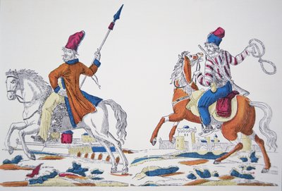 Russian Cossacks at the time of Napoleon