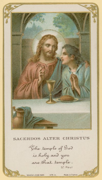 Sacerdos Alter Christus by French School