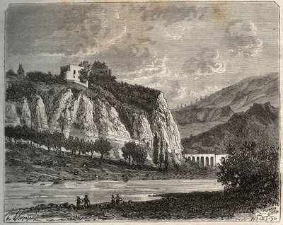 Saint-Paul-en-Cornillon - Loire, in the Rhone-Alpes region - engraving in La France illustree: geography, history, statistical administration by V.-A. Malt-Brown by French School