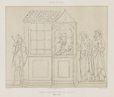 Saint John the Baptist in prison by French School