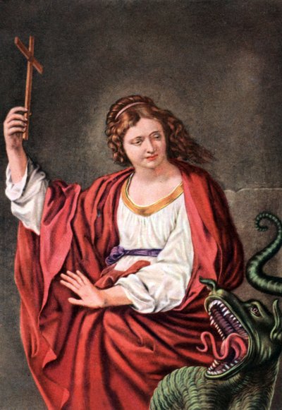 Saint Margherita and the dragon, from a 