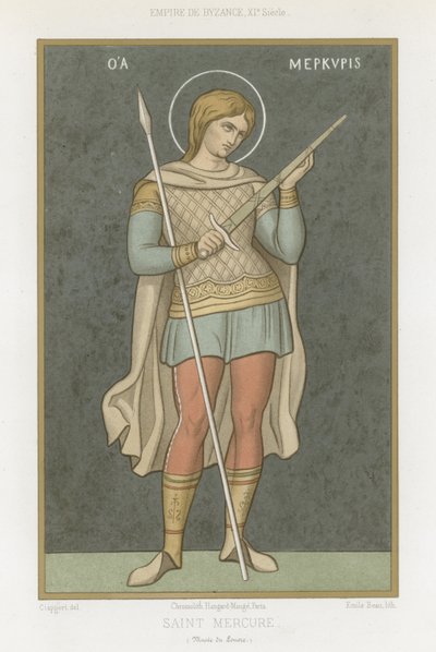 Saint Mercurius by French School