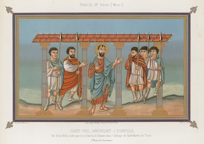 Saint Paul announcing the Gospel by French School