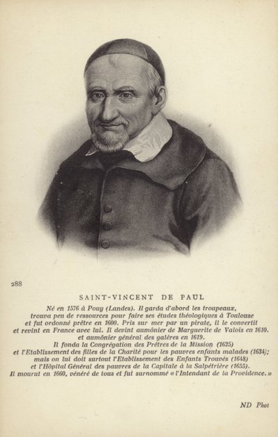 Saint Vincent de Paul by French School