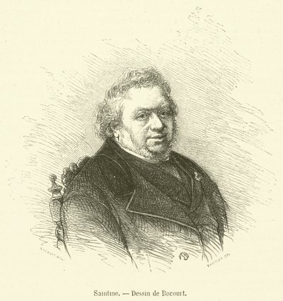 Saintine (engraving) by French School