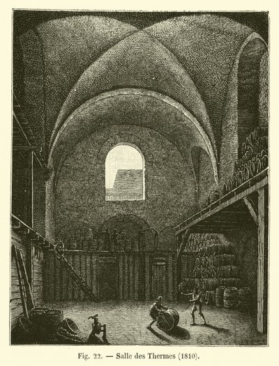 Hall of the Thermes, 1810 by French School