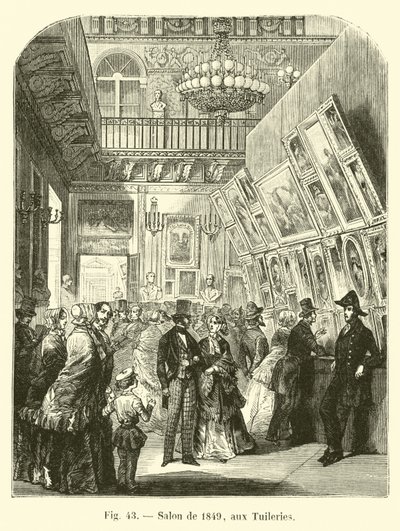 Salon of 1849, at the Tuileries by French School