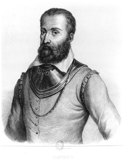 Sampiero Corso, illustration from Histoire illustree de la Corse by Jean Ange Galletti by French School
