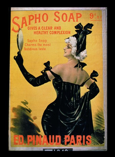 Sapho Soap - Gives a Clear and Healthy Complexion, Pinaud Editions, Paris by French School