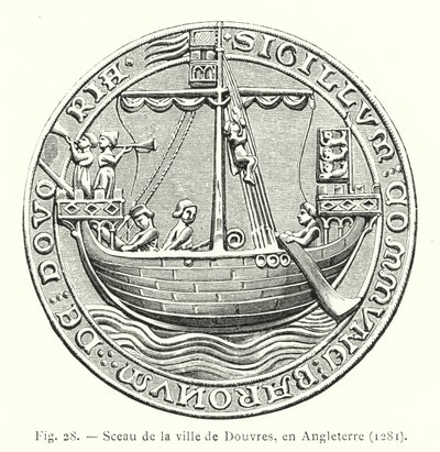 Seal of the city of Dover, England by French School