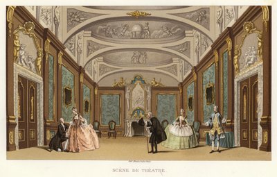 Theater Scene by French School