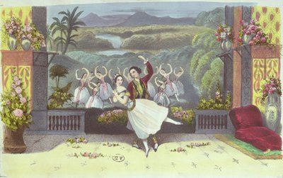 Scene from La Peri by Jean Coralli and Theophile Gautier by French School