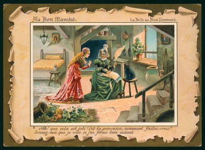 Scene from Sleeping Beauty by French School
