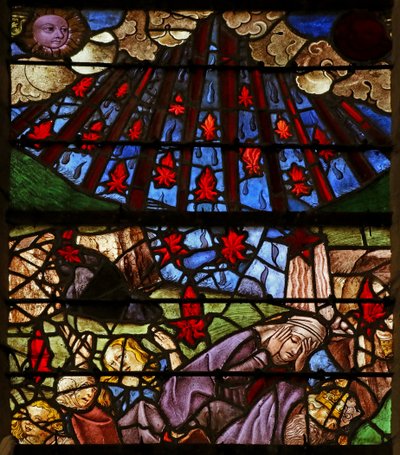Scene from the Apocalypse: The Stars Fall on the Sinners by French School