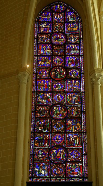 Scene from the Life of St. Martin, Chartres Cathedral by French School