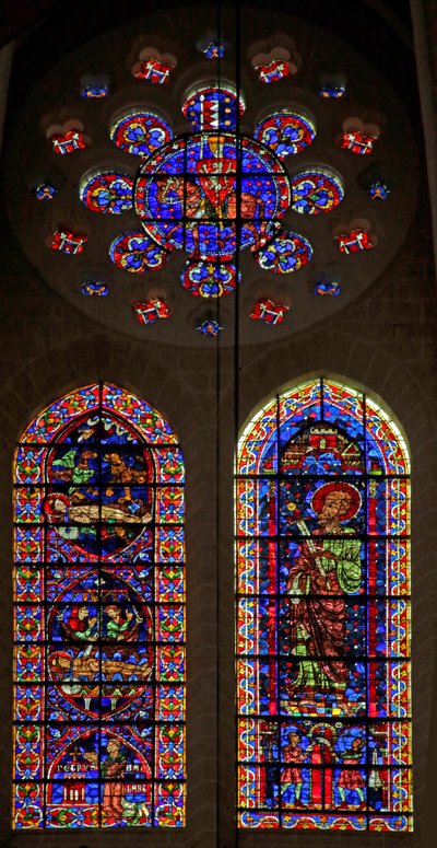 Scenes Concerning the Death of St Vincent; St Paul; a Montfort Knight in the Rose by French School
