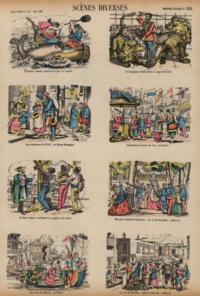 Scenes from Around the World by French School
