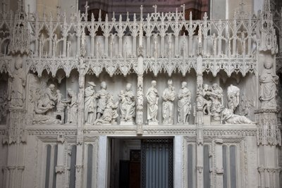Scenes of the choir of the Cathedral of Chartres by French School