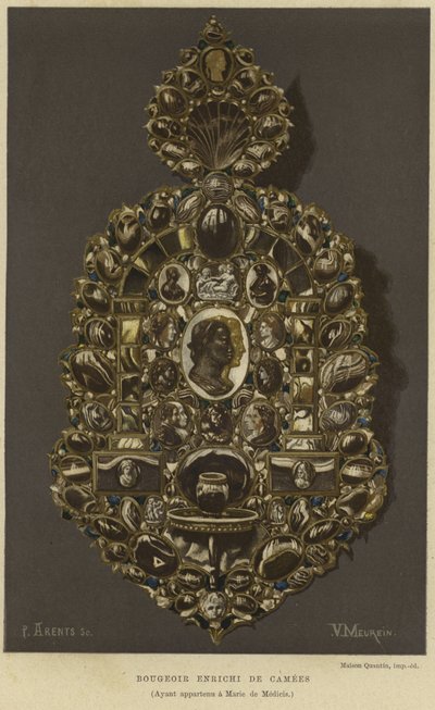 Sconce Decorated with Cameos by French School