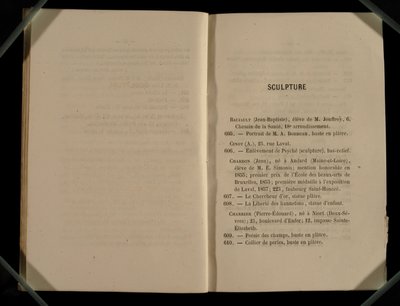 Sculpture Chapter, from the Salon des Refuses by French School