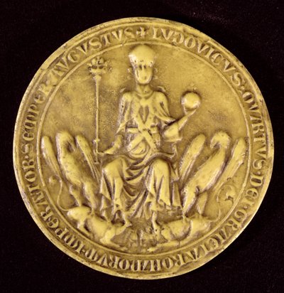 Seal of Louis IV of Bavaria (1287-1347) by French School