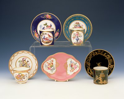 Selection of Sevres Porcelain by French School