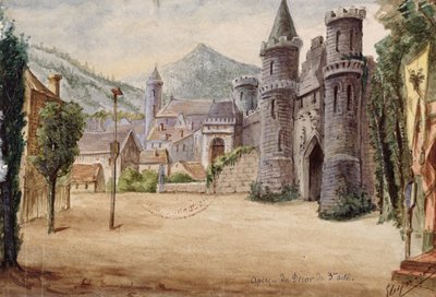 Set design for Act III of the opera William Tell by Gioacchino Rossini, performed on 3rd August 1829 at the Paris Opera by French School