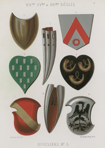 Shields by French School