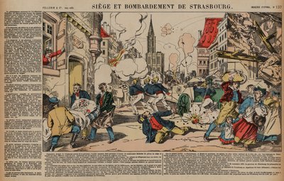 Siege and bombardment of Strasbourg, Franco-Prussian War, August-September 1870 by French School