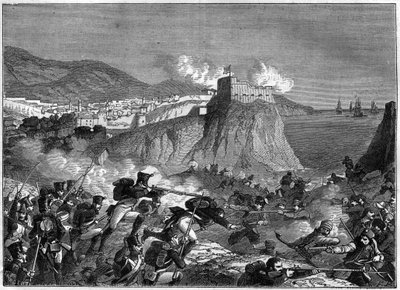 Siege of Ragusa (Dubrovnik) during the Napoleonic Wars in May and June 1806 - in 