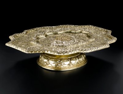 Silver-gilt salver of shaped outline, from the Lennoxlove toilet service, owned by Frances Teresa Stewart, Duchess of Richmond and Lennox: French, Paris, 1666 - 1667 by French School
