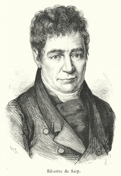 Silvestre de Sacy by French School