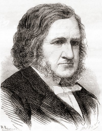 Sir James Young Simpson, from Les Merveilles de la Science, published c.1870 by French School