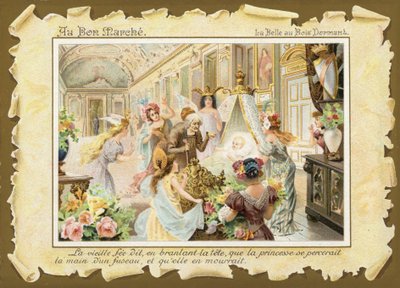 Sleeping Beauty, Baby in Crib by French School