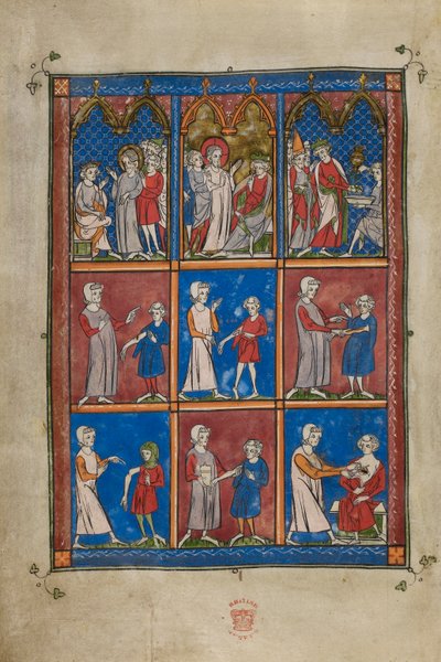 The Chirurgia Various biblical and medical scenes by French School