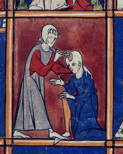 Operation on a patient