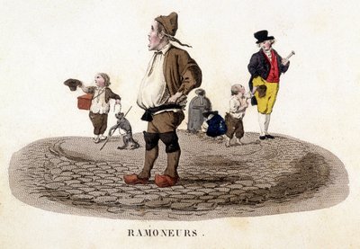 Small Chimneys Screaming in the Streets - Engraving by French School