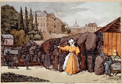 Small trades: the coal by French School