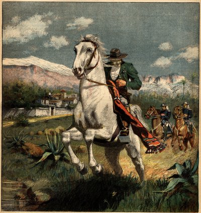 Smuggler in the Pyrenees pursued by the King