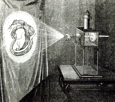 Solar Microscope, from Les Grandes Inventions Anciennes et Modernes by Louis Figuier, Paris, 1861 by French School