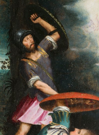 Soldiers during the Resurrection (detail) by French School