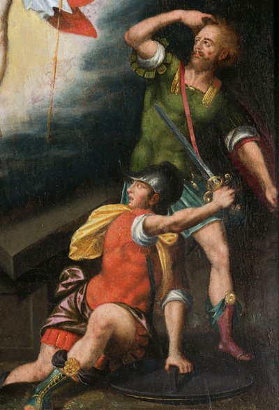 Soldiers During the Resurrection (detail) by French School