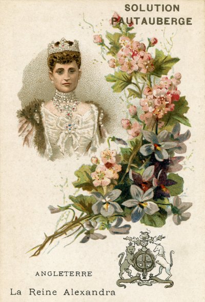 Solution Pautauberge trade card, Alexandra of Denmark by French School