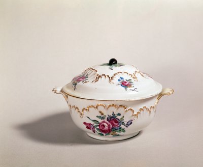 Soup bowl, made in Tournai, 1775-80 by French School