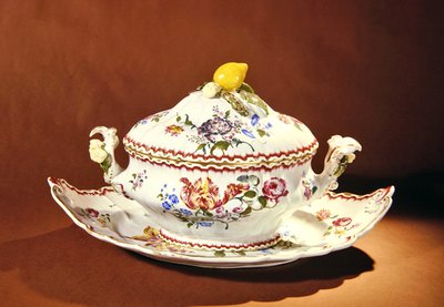 Soup Tureen and Serving Dish by French School