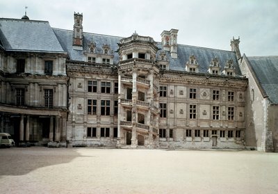 South east facade of the Francois I Wing by French School