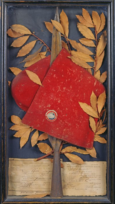 Souvenir of the Garde Nationale Parisienne, Section Armée du Bonnet Rouge, 1794 by French School