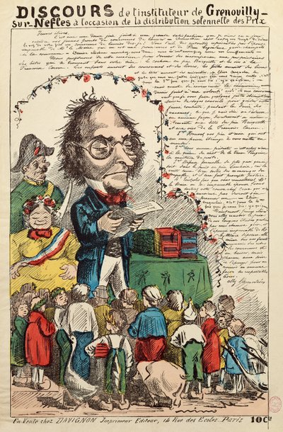 Speech of the teacher of Grenouilly sur Nefles during the prize distribution by French School